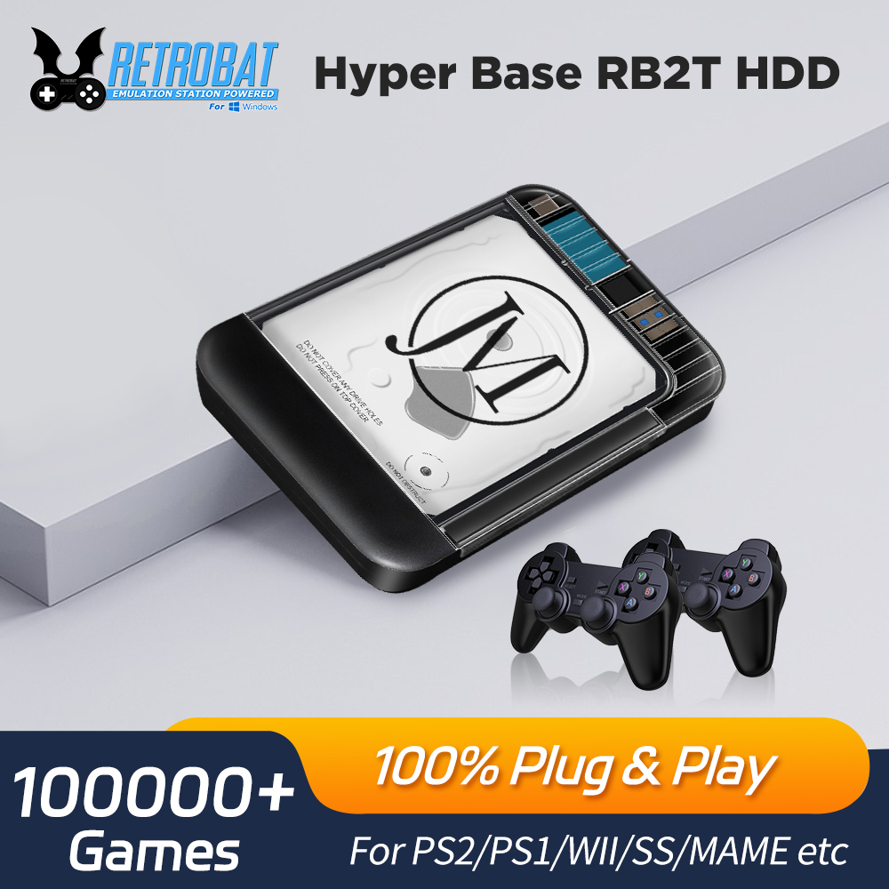 Retro Gaming Hdd - HDD de jogo externo portátil Retrobat