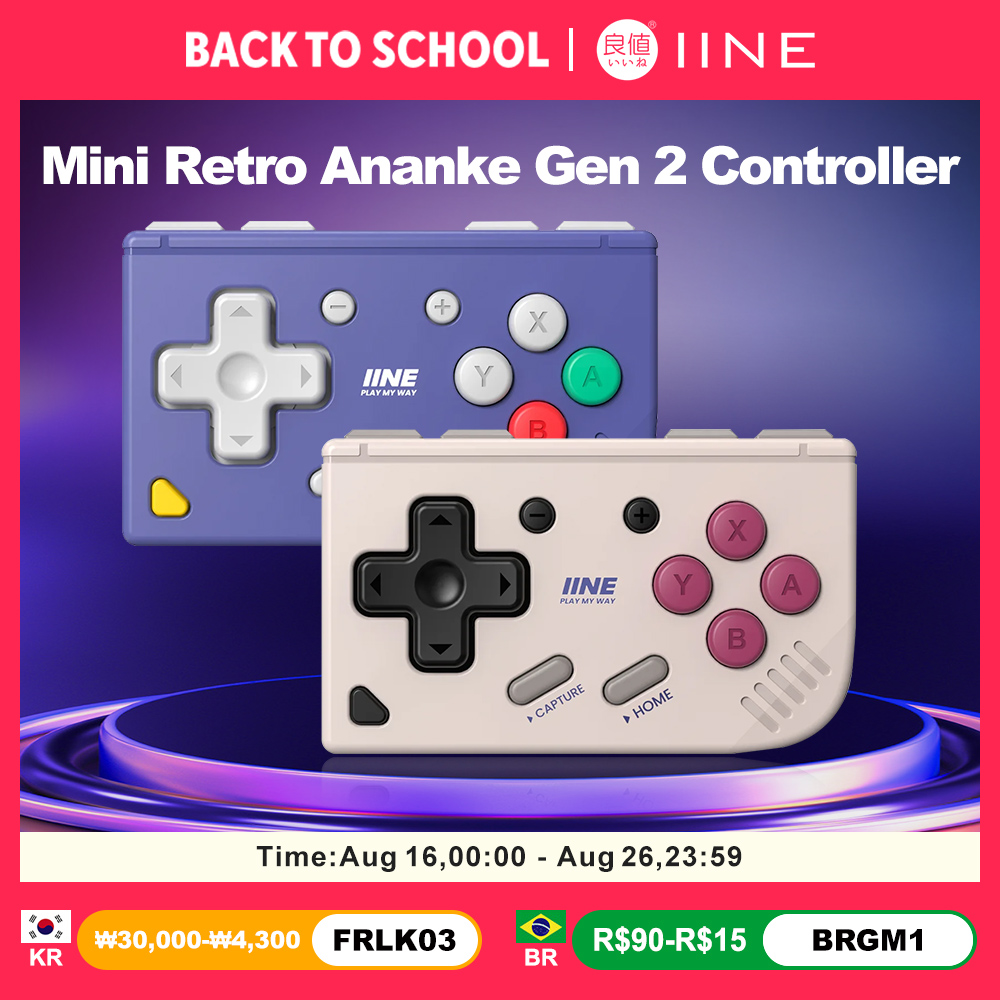Retro Gaming Tablet - Controle Remoto Retro Mini IINE Ananke