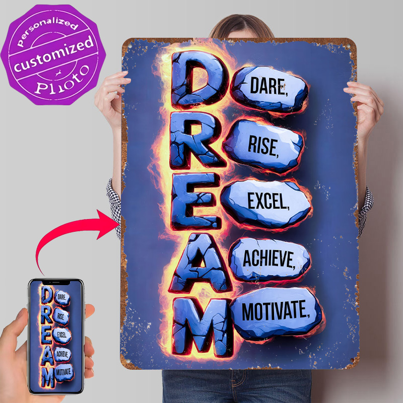 Retro Gaming Achievements - Decoração de Quarto 'Dream Big' -