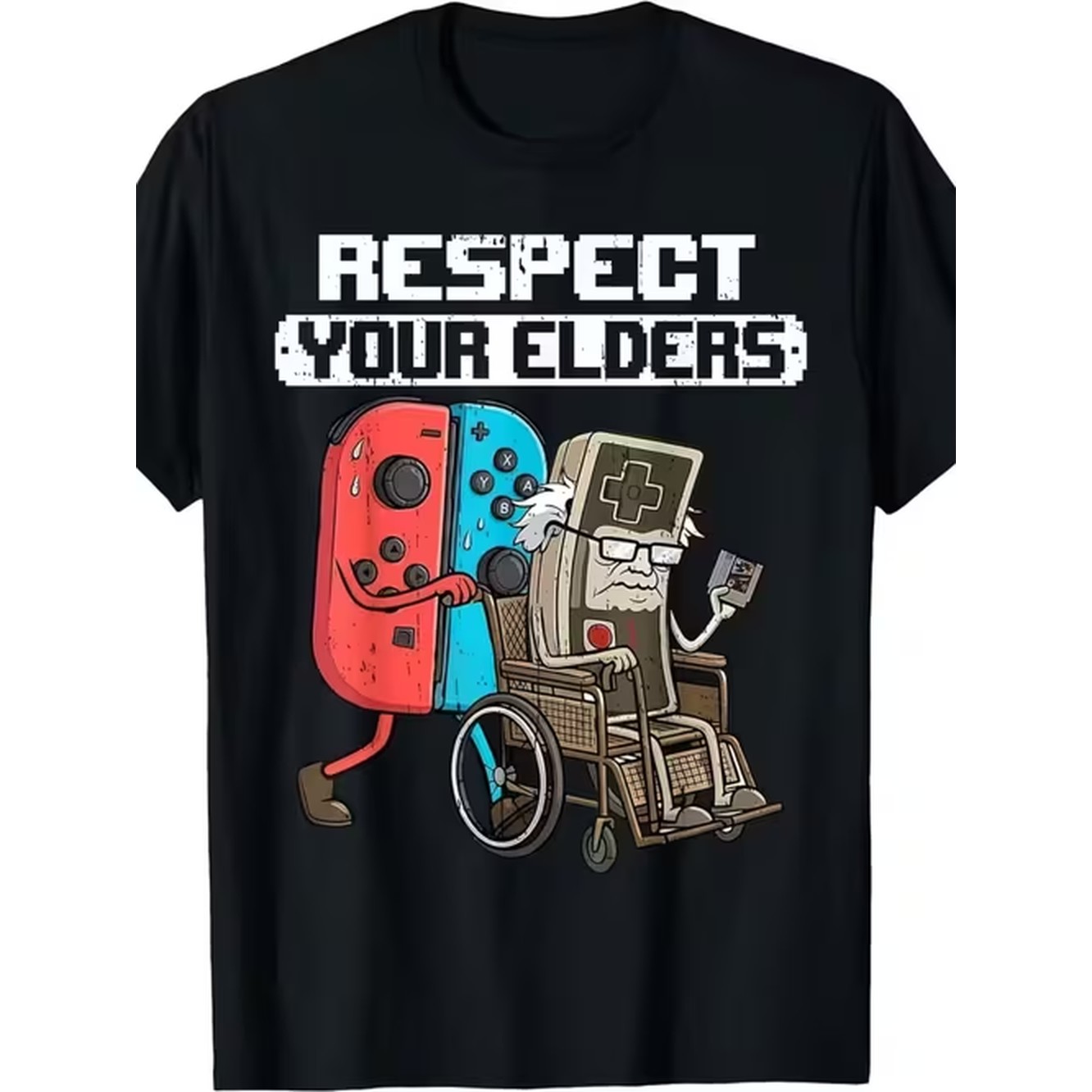 Retro Gaming Theme - Camiseta Masculina Estampada Tema Elders Confortável