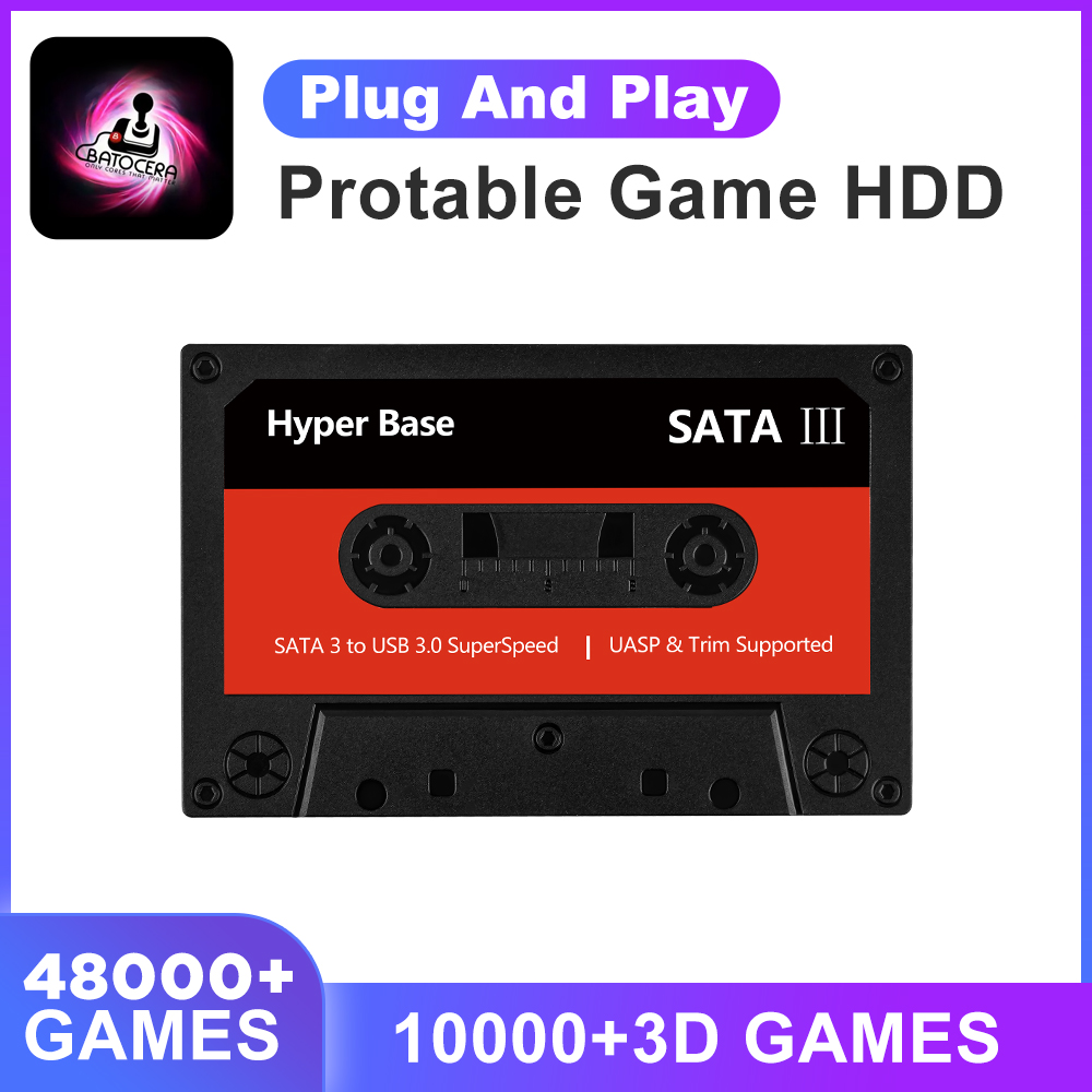 Retro Gaming Hdd - Batocera 35.linux 500g externo hdd jogo