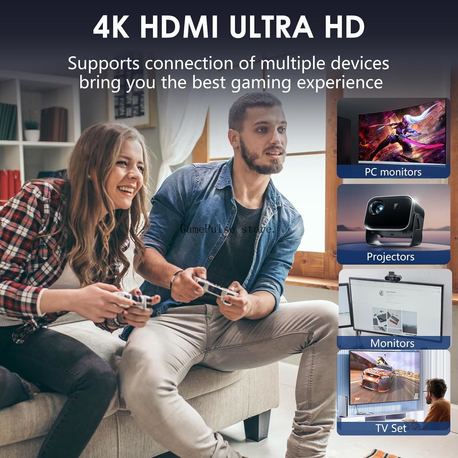 Retro Gaming Hdmi - GamePulse 2026 Novo Console de Jogos