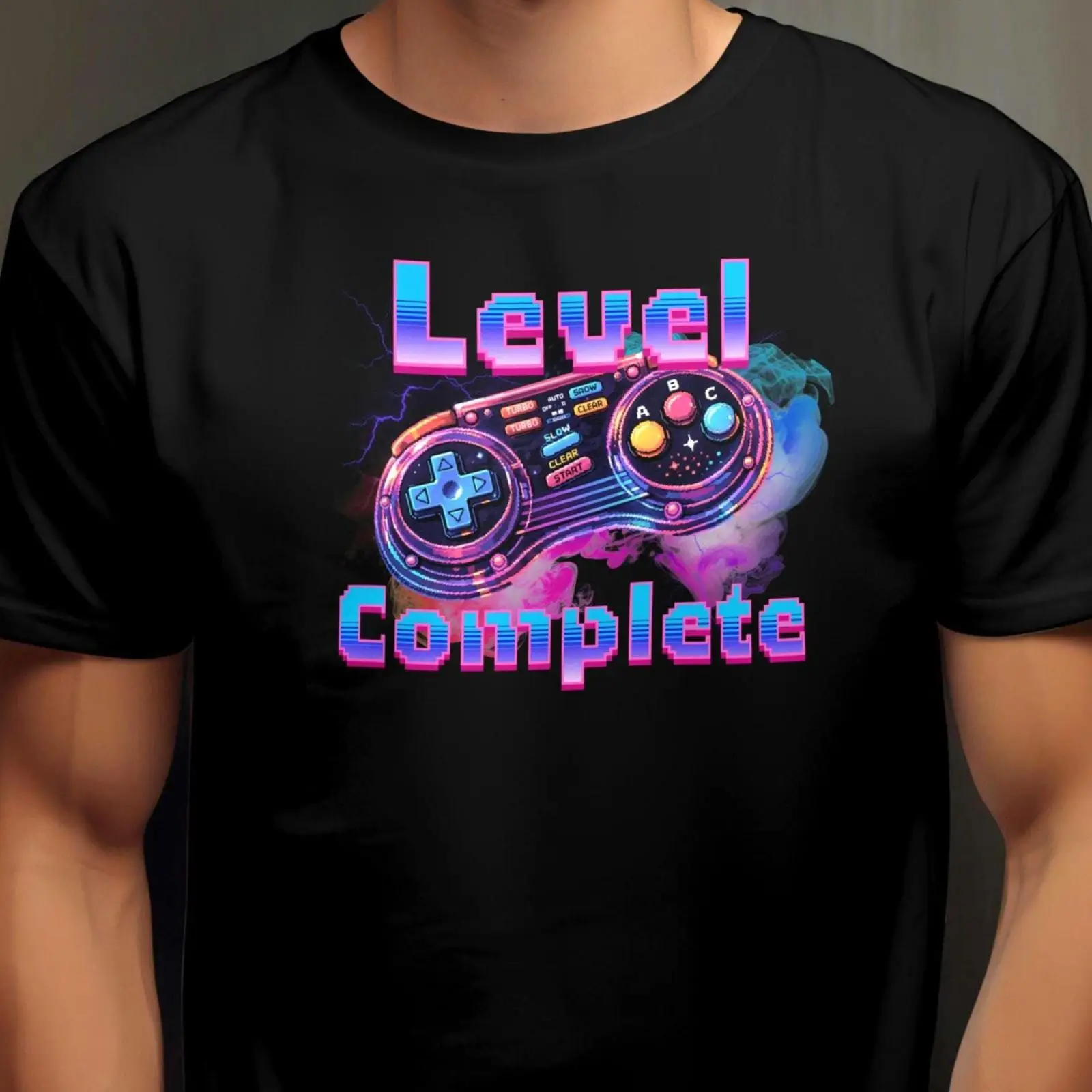 Retro Gaming Ideas - Camiseta Retrô de Jogos: Nível Completo,