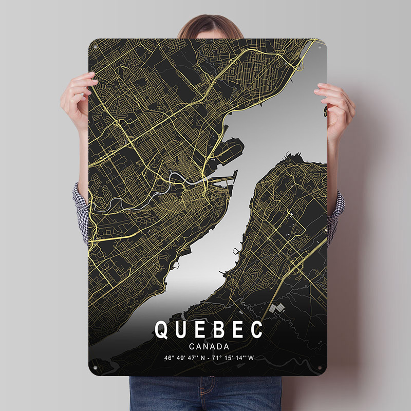 Retro Gaming Quebec - Mapa da Cidade de Quebec em