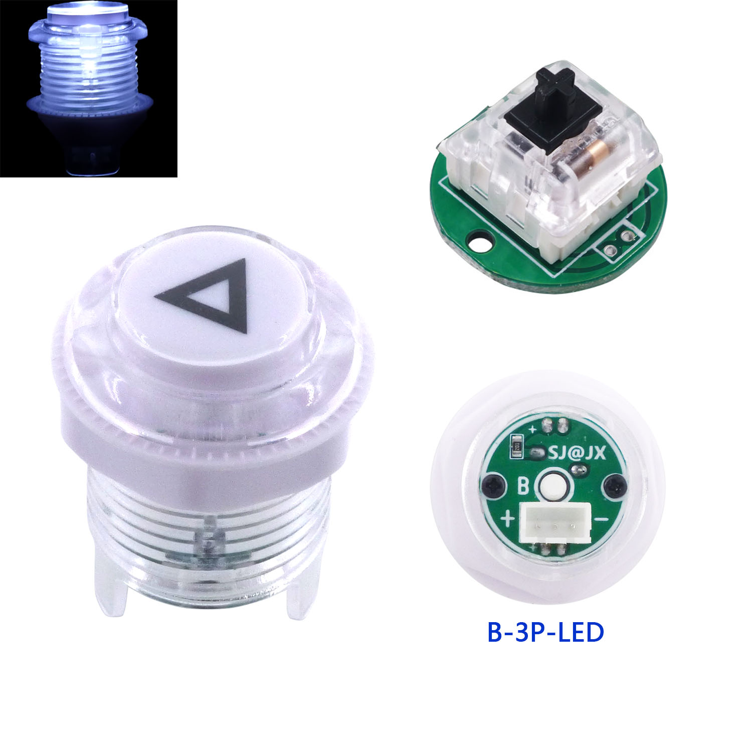 SJ @ JX Arcade botão LED Kit,  - Arcade Button Kit avaliação e preço