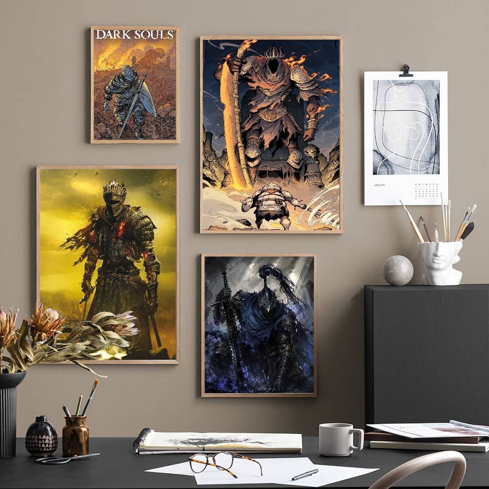 Pôsteres Vintage do Jogo Dark  - Retro Poster Gaming avaliação e preço