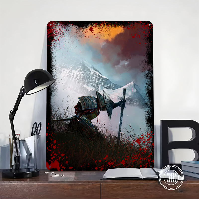 Samurai pop art impresso carta - Retro Poster Gaming avaliação e preço