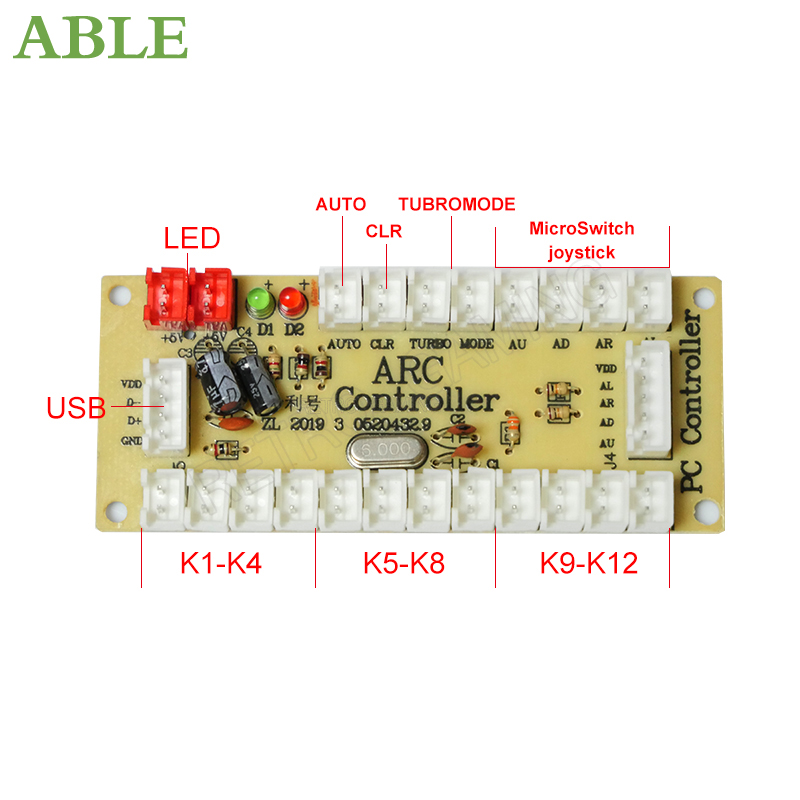 Mando Arcade Botão Joystick Ki - Arcade Button Kit avaliação e preço