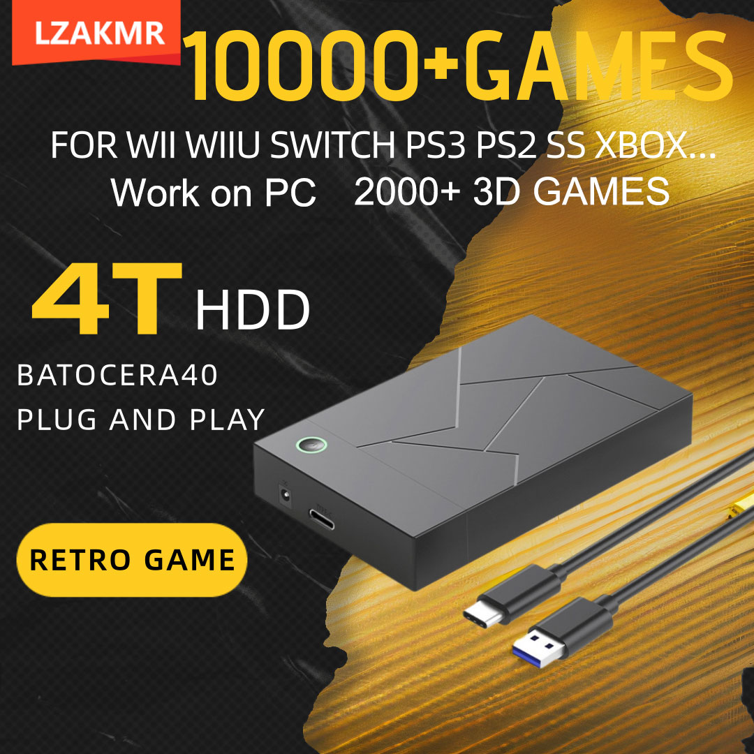 Retro Gaming GameForge 4TB Bat - Retro Gaming Hdd avaliação e preço