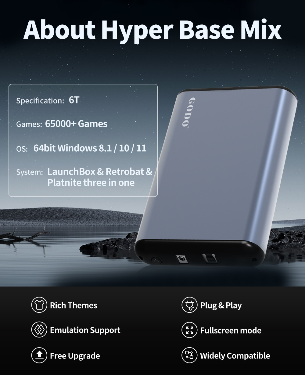 JMachen 6TB Sistema HDD para j - Retro Gaming Hdd avaliação e preço