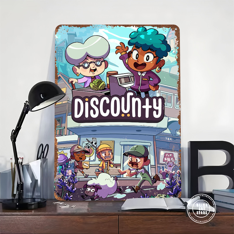 Placas de Metal Personalizadas - Retro Poster Gaming avaliação e preço