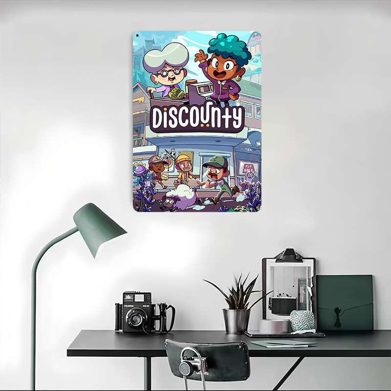 Placas de Metal Personalizadas - Retro Poster Gaming avaliação e preço
