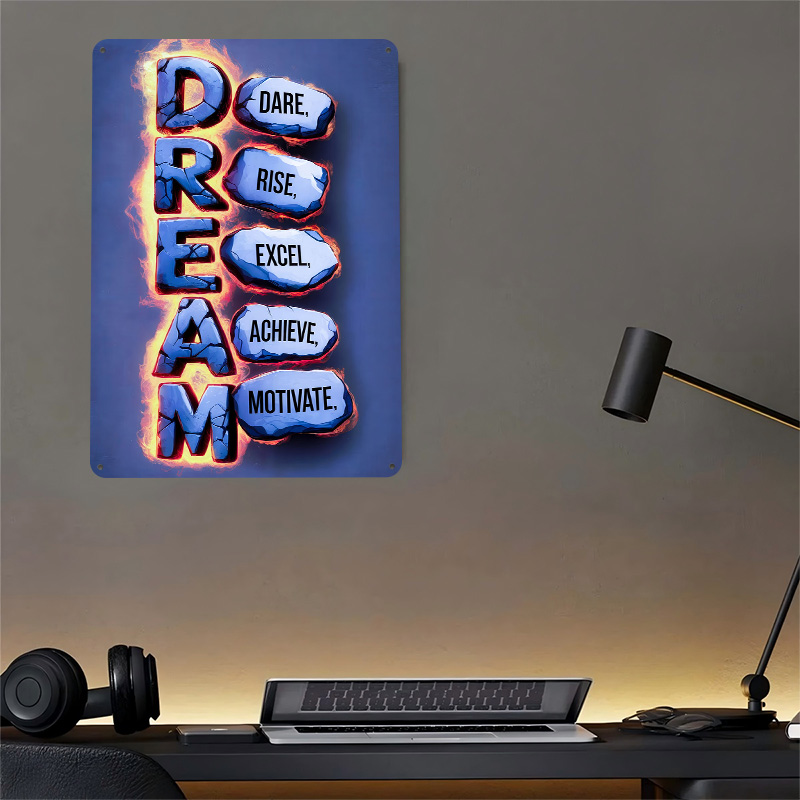 Decoração de Quarto 'Dream Big - Retro Gaming Achievements avaliação e preço
