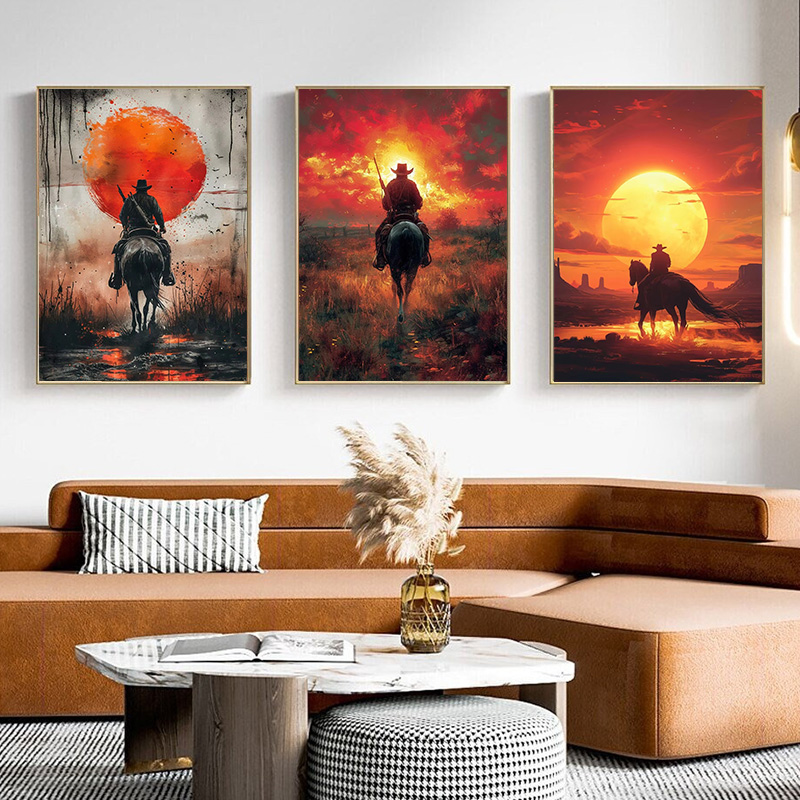 Clássico retro jogo cowboy per - Retro Poster Gaming avaliação e preço