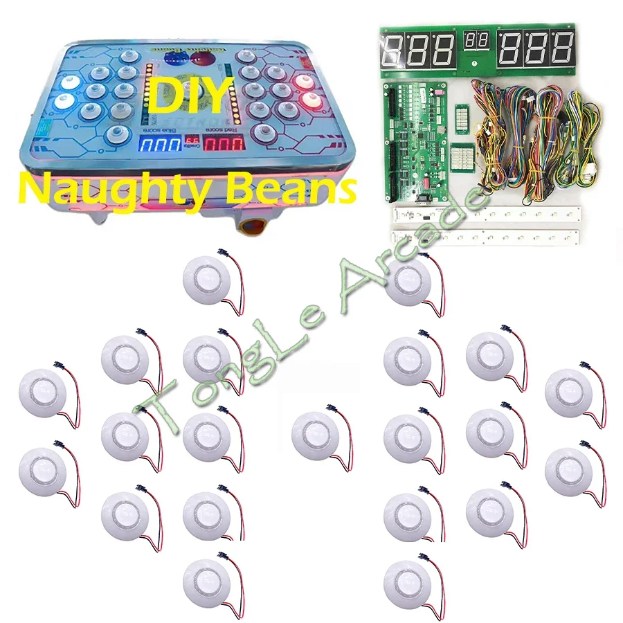 Kit DIY Naughty Beans, equipam - Arcade Button Kit avaliação e preço