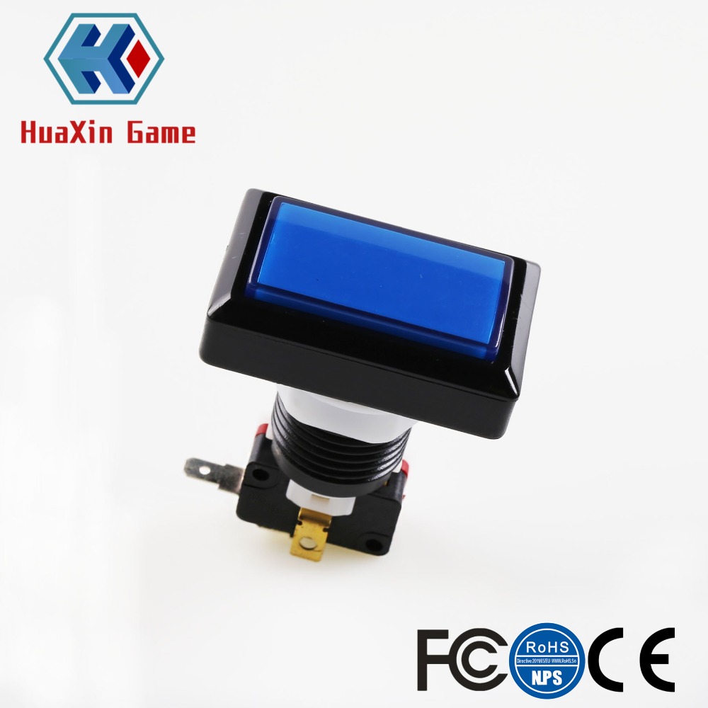 Retangular LED Iluminado Botão - Arcade Button Kit avaliação e preço