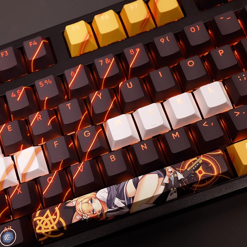 108 teclas/conjunto arquivo az - Retro Gaming Keycaps avaliação e preço