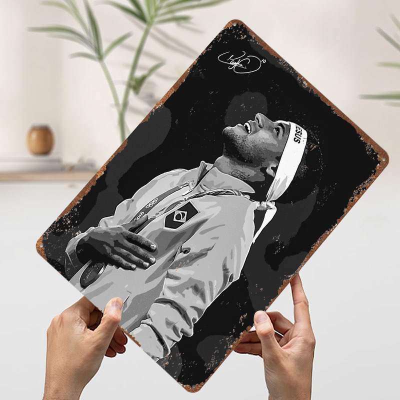 Neymar Jr. Placa de Metal Vint - Retro Poster Gaming avaliação e preço