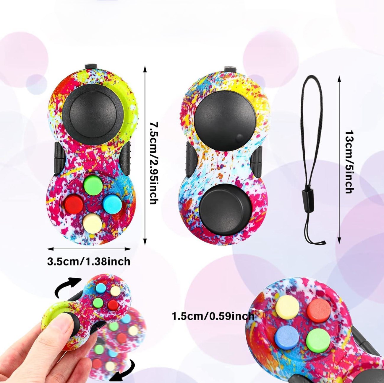 Fidget Pad Retro Classic Fidge - Retro Gaming Tablet avaliação e preço
