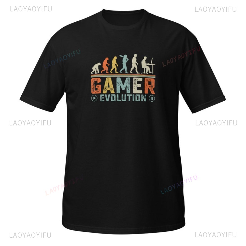 Gamer evolução camiseta retro  - Retro Gaming Ideas avaliação e preço