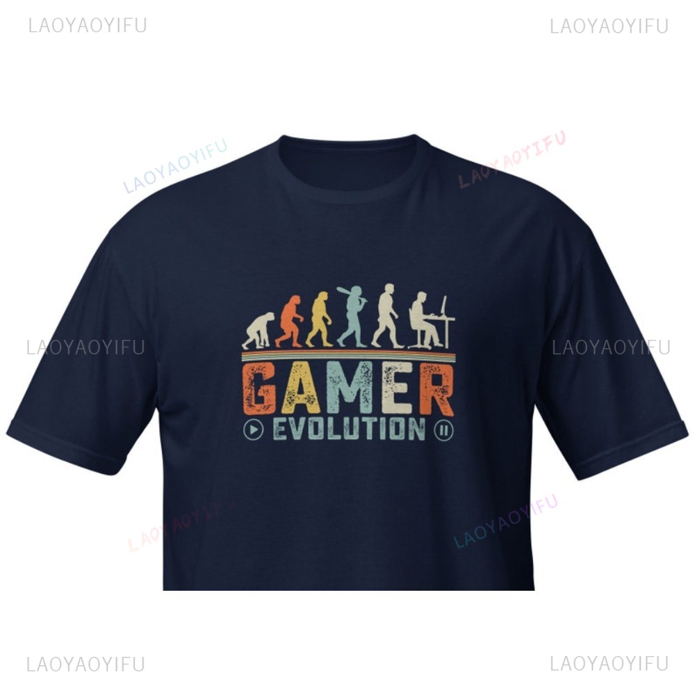 Gamer evolução camiseta retro  - Retro Gaming Ideas avaliação e preço