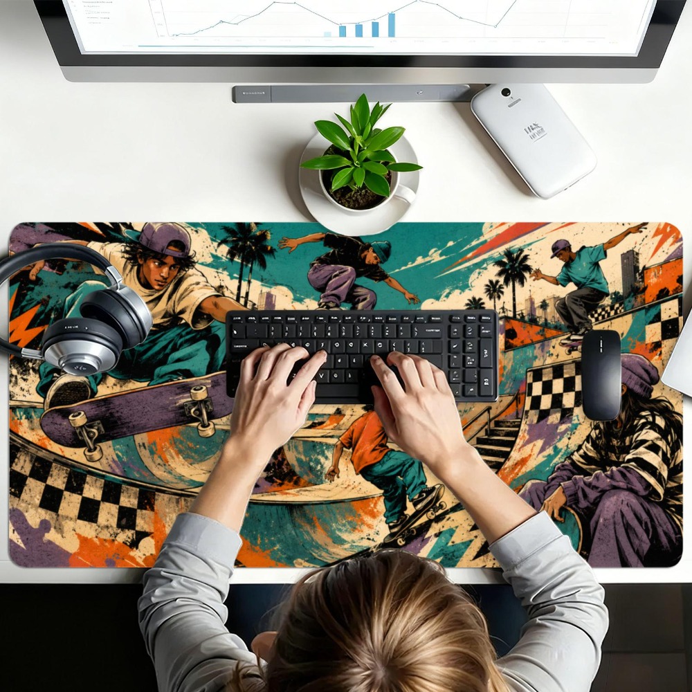 Tapete de mesa para skate de r - Retro Gaming Table avaliação e preço