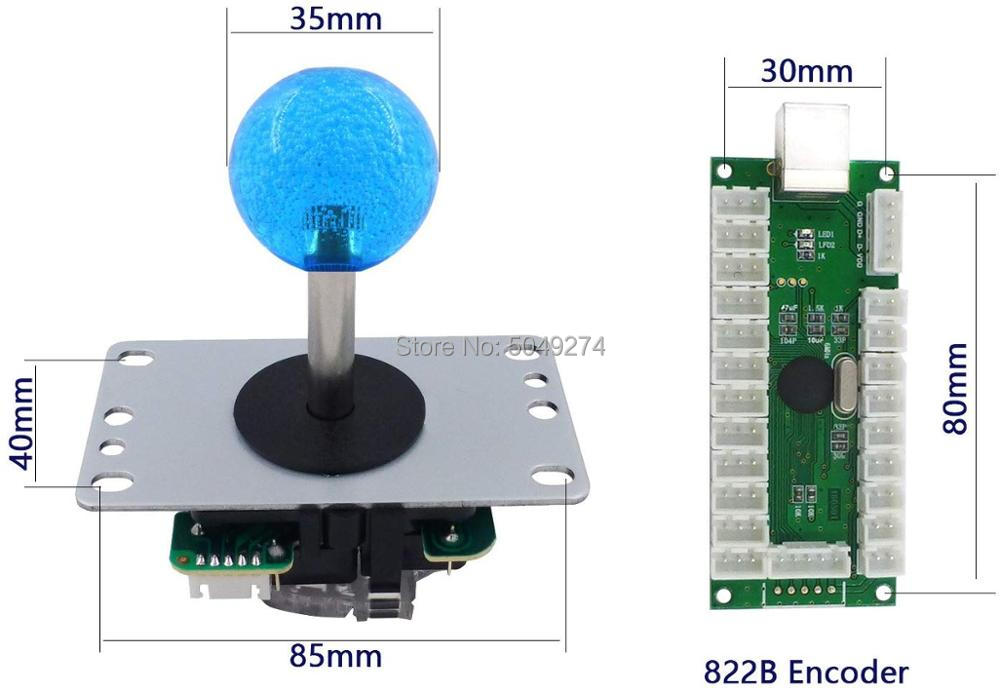 Kit DIY Arcade Hitbox com Enco - Arcade Button Kit avaliação e preço