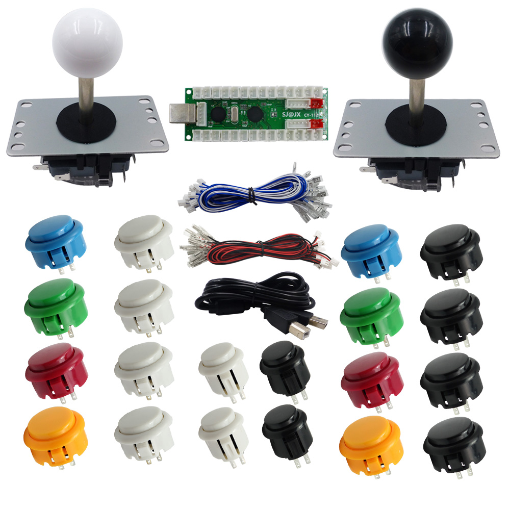 Kit DIY de Arcade para 2 Jogad - Arcade Button Kit avaliação e preço