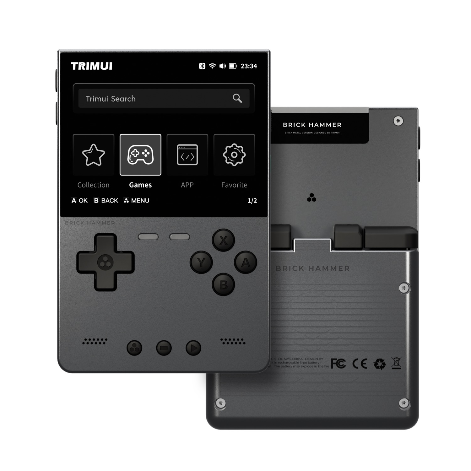 Trimui tijolo martelo retro ha - Retro Gaming Mobile avaliação e preço