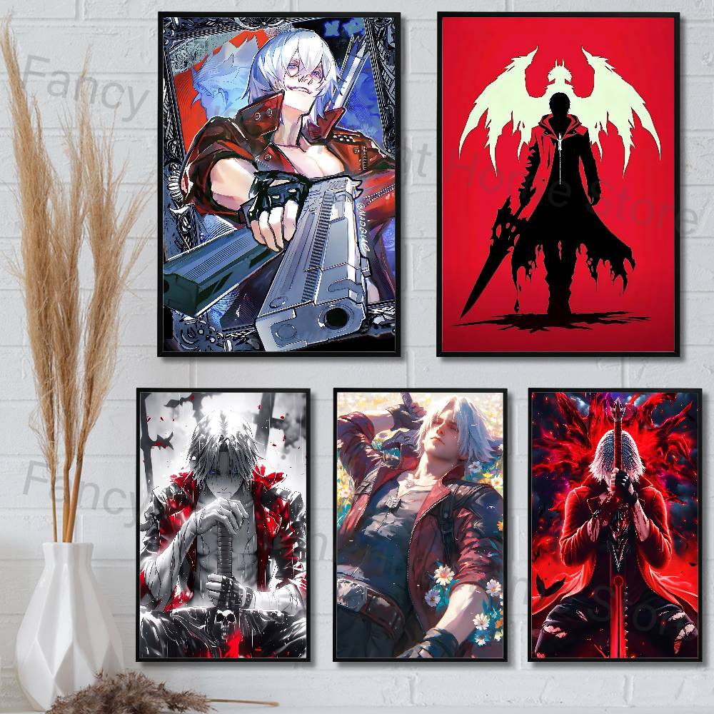 Pôster do jogo D-Devil May Cry - Retro Poster Gaming avaliação e preço