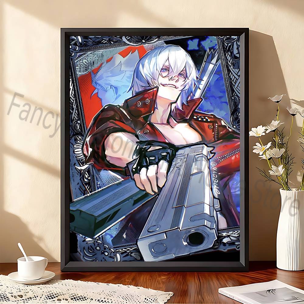 Pôster do jogo D-Devil May Cry - Retro Poster Gaming avaliação e preço