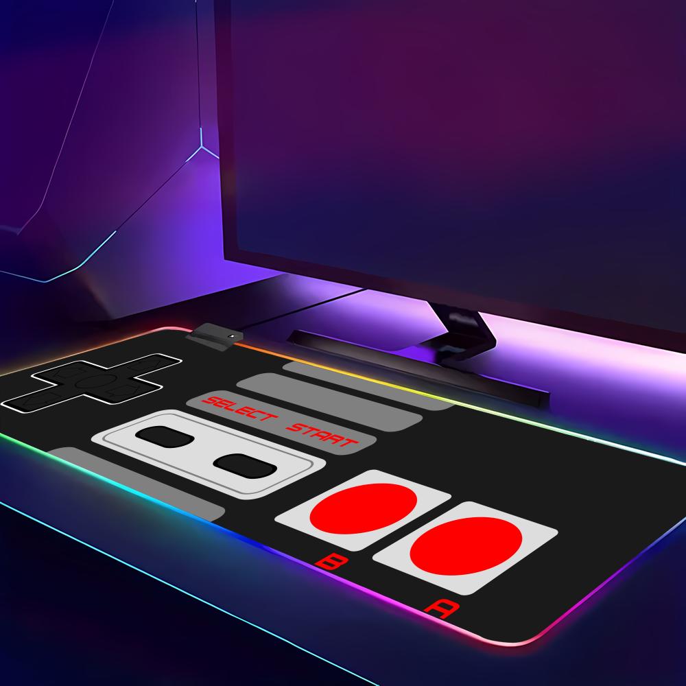 Mouse Pad Grande RGB para Jogo - Retro Gaming Desk avaliação e preço