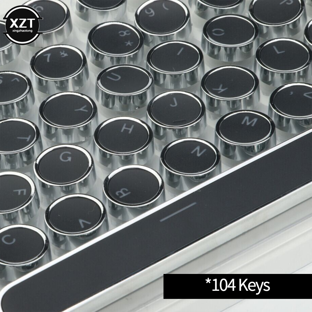Teclas mecânicas redondas de s - Retro Gaming Keycaps avaliação e preço
